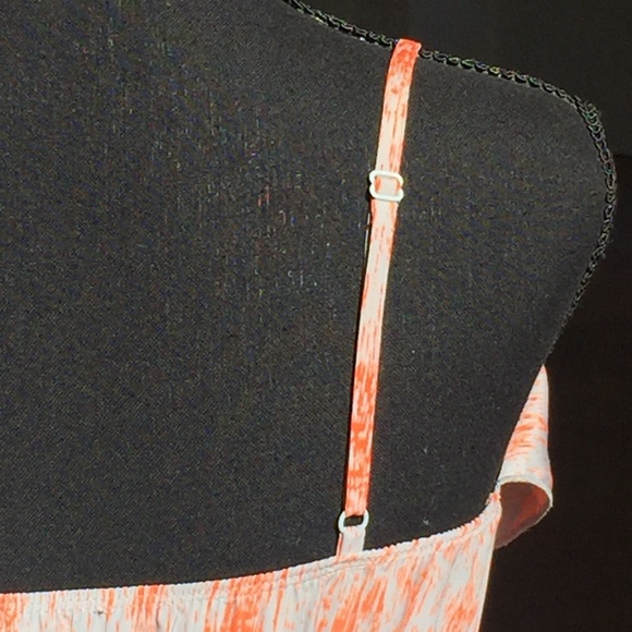 Orange and gray maxi dress - Picture 9 of 9